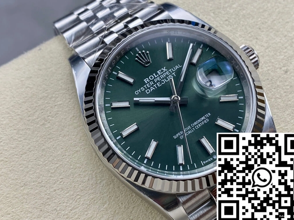 36MM M126234-0051 Dial Green Clean Datejust Rolex Factory 0121